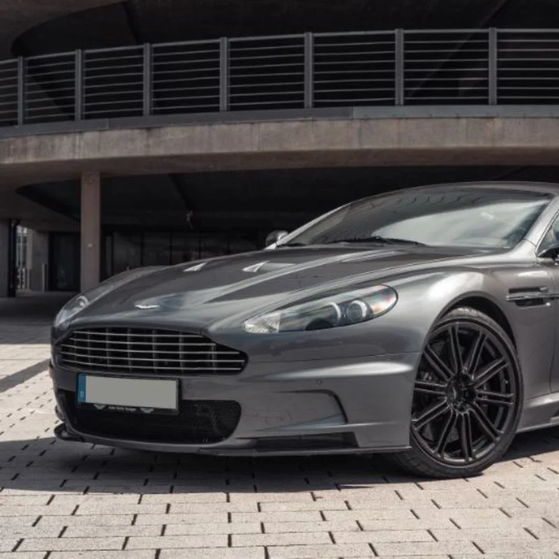 Grey Aston Martin