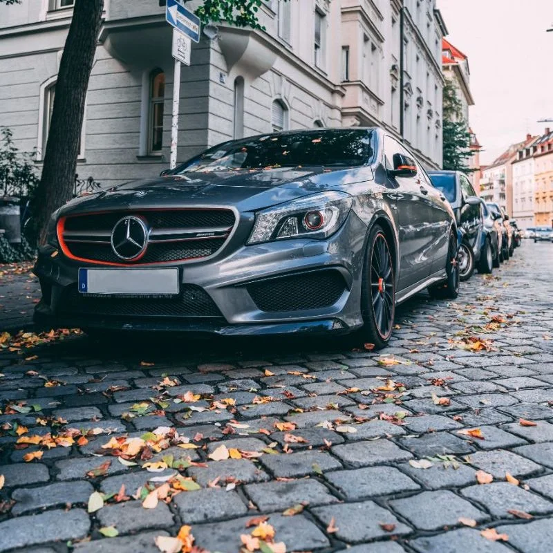 Grey Mercedes